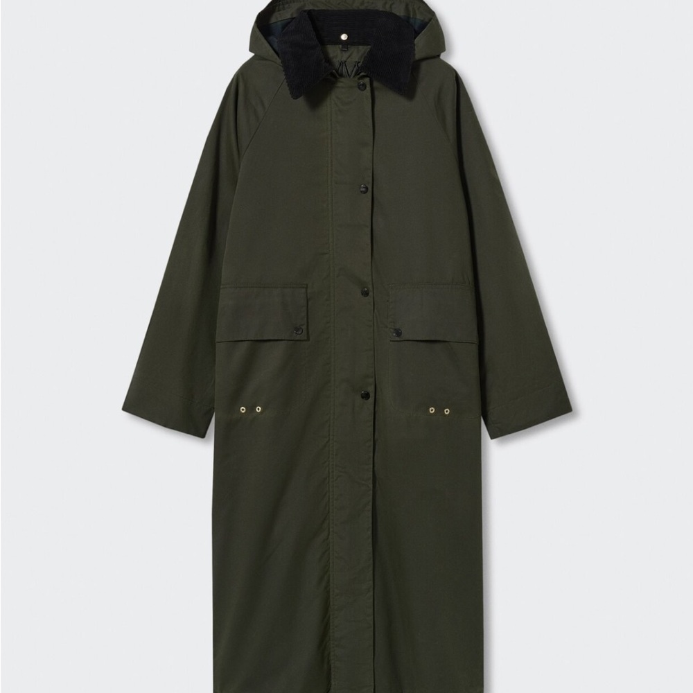 Mango Dark Green Utility Jacket - image 7